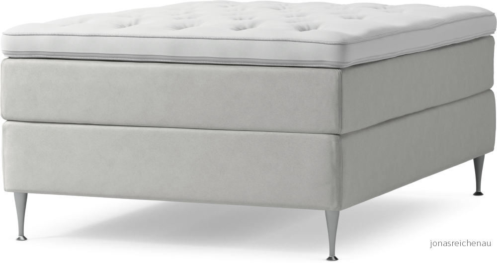 Delux Dream Kontinentalsäng, enkelsäng 140 cm med bäddmadrass och sängben ip5HT