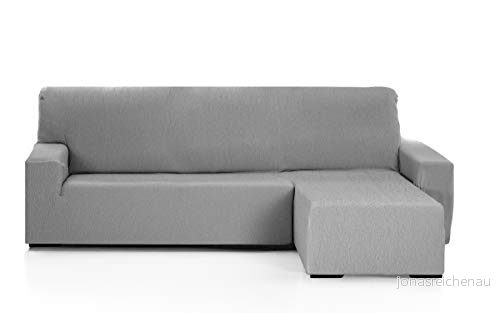Martina Home Elastiskt schäslong överdrag Emilia höger arm kort själ grå 8435577673913