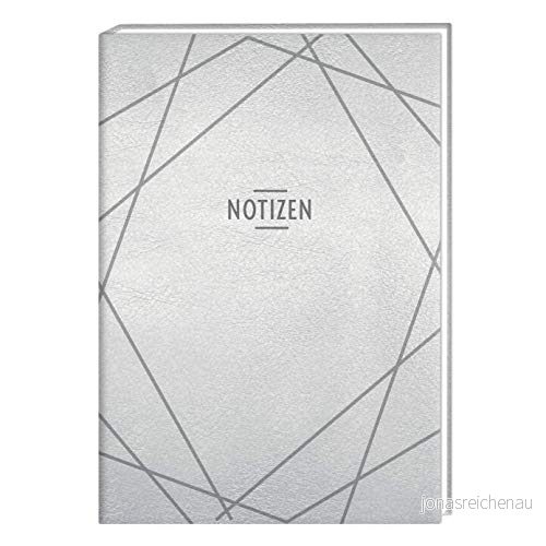 Grafik Werkstatt 63543 Premium 112 ark linjerat Silver Anteckningar 15 x 21 cm anteckningsbok 4043651635432