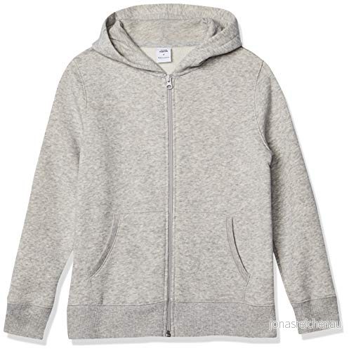 Amazon Essentials huvtröjor ljusgrå ljung tröja med dragkedja, 2T, fleece 191770586358