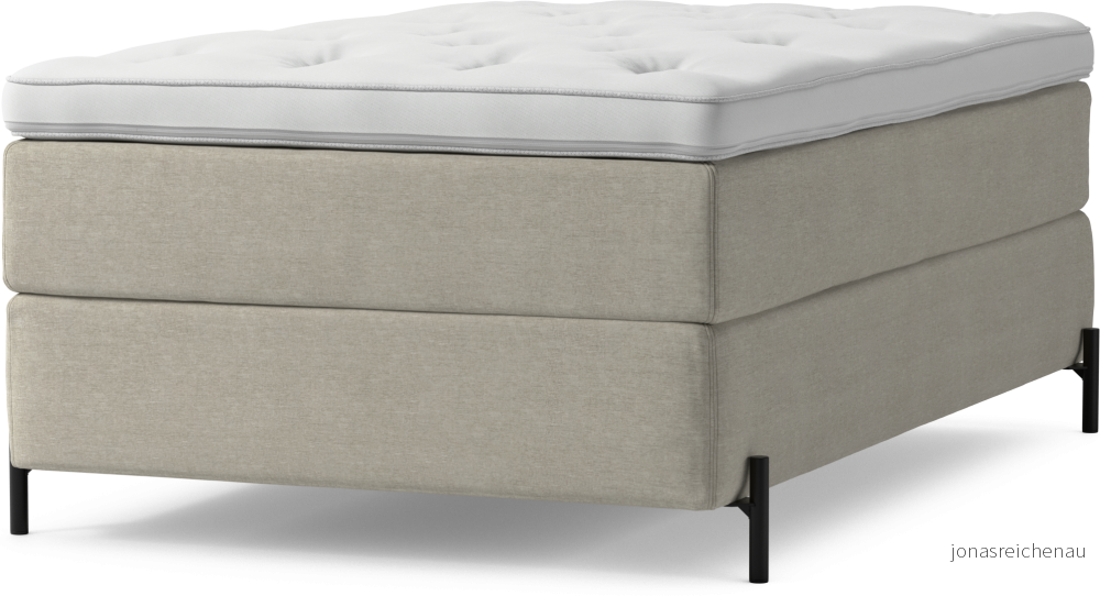 Delux Dream Kontinentalsäng, enkelsäng 120 cm med bäddmadrass och sängben f4g2c