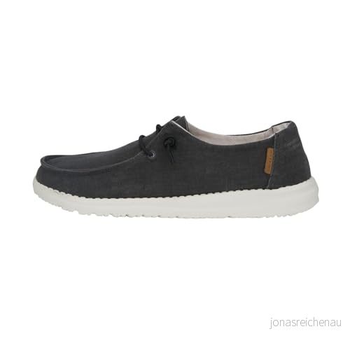 Hey Dude kvinnors Wendy Chambray, Svart, 39 EU 8050262161485