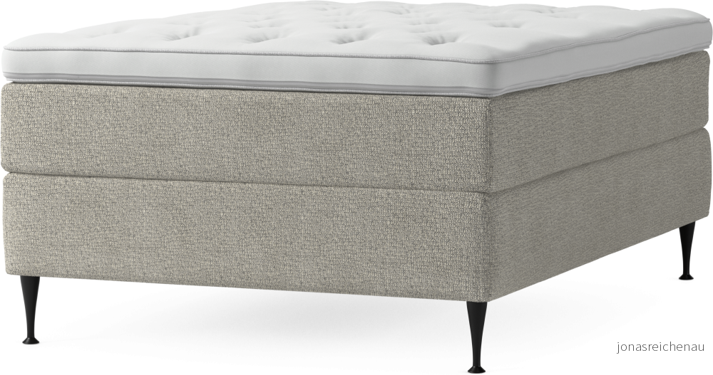 Delux Dream Kontinentalsäng, enkelsäng 140 cm med bäddmadrass och sängben gVcnP
