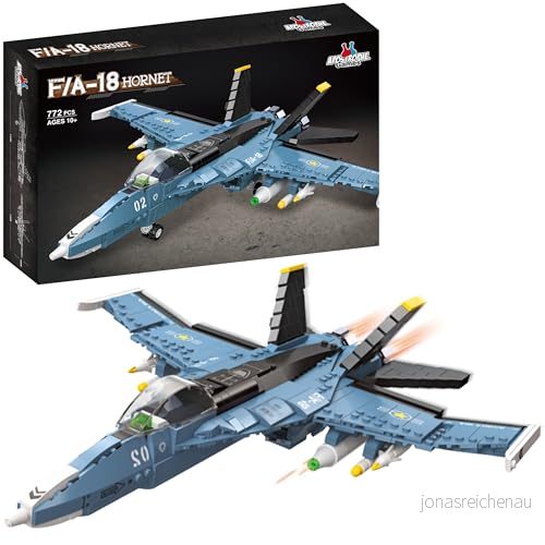 Apostrof Spel F 16 Falcon Fighter Jet byggsten Set 744 St Air Force Plan Leksak för barn äldre än 10 och vuxna kompatibel med alla byggstenar 850027544809