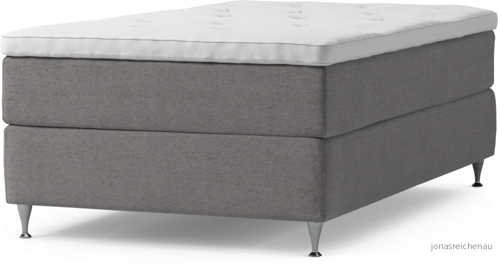 Delux Dream Kontinentalsäng, enkelsäng 120 cm med bäddmadrass och sängben TYmj3