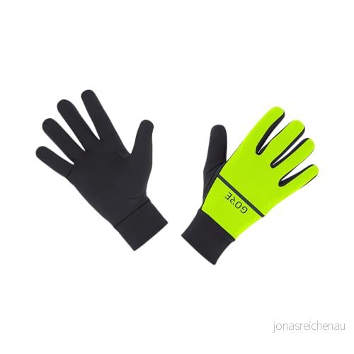 GORE WEAR R3 handskar, Unisex, Neongul/Svart, 5, 100508 4017912079303