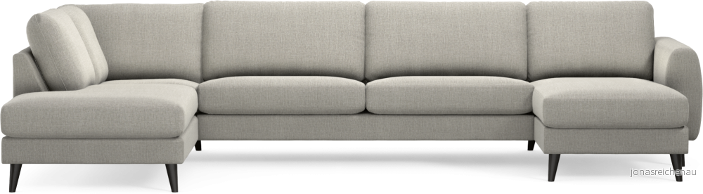 Bridge 3-sits soffa med divan vänster och schäslong höger ozs1l