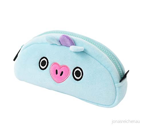Grupo Erik BT21 Mang Plush Pencil case Kids 7.87 x 1.97 3.54 inches 20 5 9 cm Cosmetic Gifts Large Kawaii 8435497261412