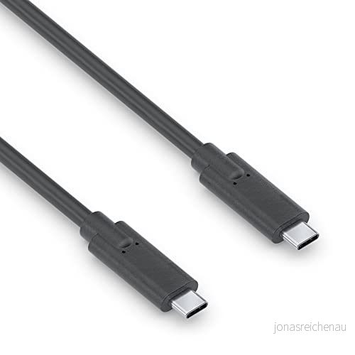 PureLink USB C till kabel 3,1 Gen 2, 5A, 10G, DP gammalt mode iSerie sc, svart, 1,00 m 4251364721865
