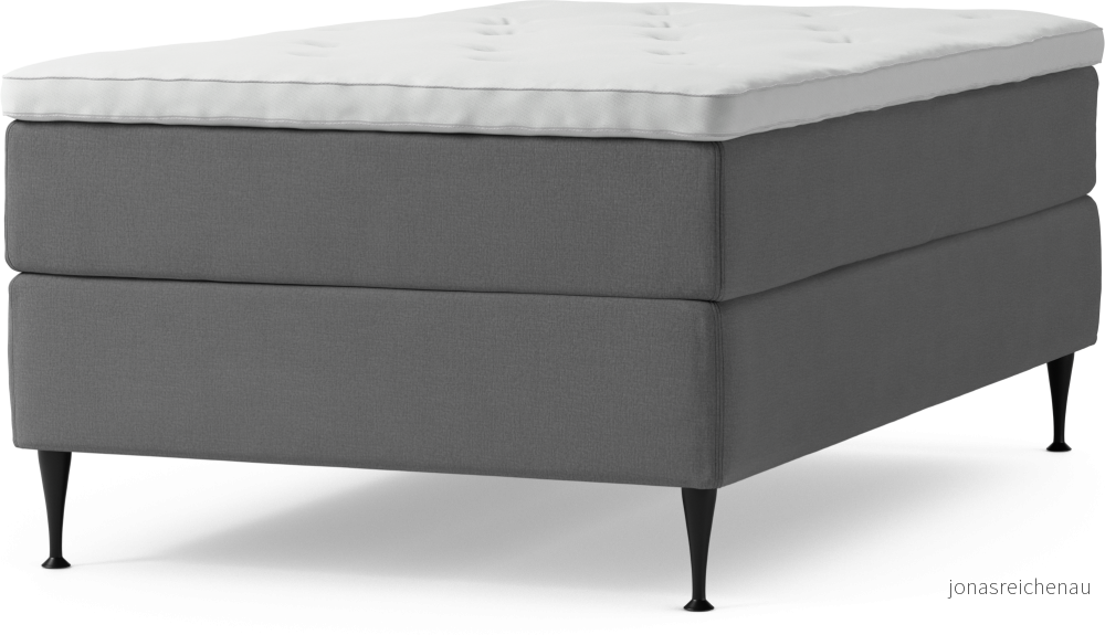 Delux Dream Kontinentalsäng, enkelsäng 120 cm med bäddmadrass och sängben 38CxK