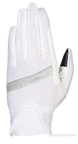 PFIFF 102814 Ridhandske "Glamour Easy", vit XL 4032668318919