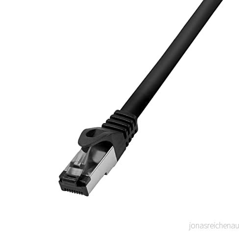 LogiLink Professional Patchkabel PrimeLine, CAT 8.1, S/FTP, svart, 20 m 4052792070484