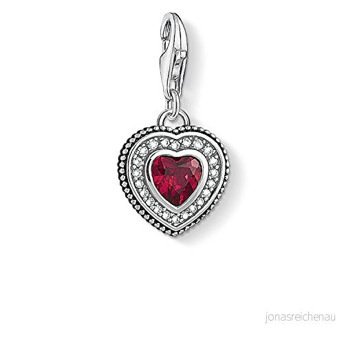Thomas Sabo Dam berlock hjärta med röd sten 925 sterlingsilver 1478 640 10 4051245320190