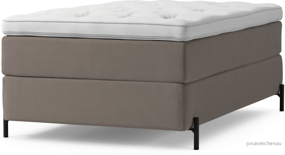 Delux Dream Kontinentalsäng, enkelsäng 120 cm med bäddmadrass och sängben zdZ2s