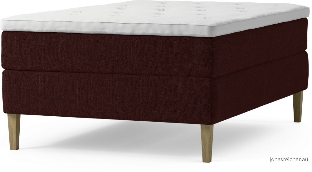 Delux Dream Kontinentalsäng, enkelsäng 140 cm med bäddmadrass och sängben 2CvUw