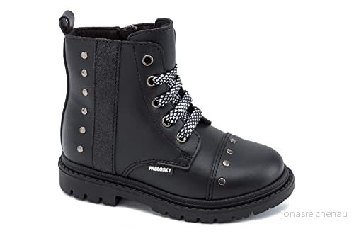 Pablosky 414115, Fashion Boot Flickor, Svart, 29 EU 8445543039353