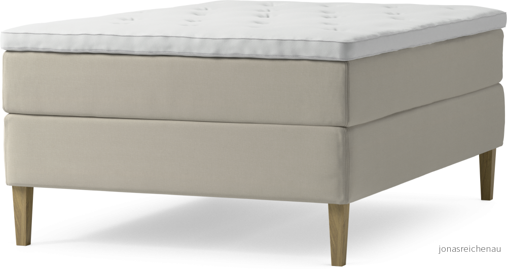 Delux Dream Kontinentalsäng, enkelsäng 140 cm med bäddmadrass och sängben cG2jC