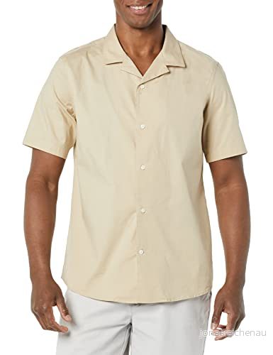 Amazon Essentials herrars standard fit semesterskjorta, kakibrun, medium 196433223021