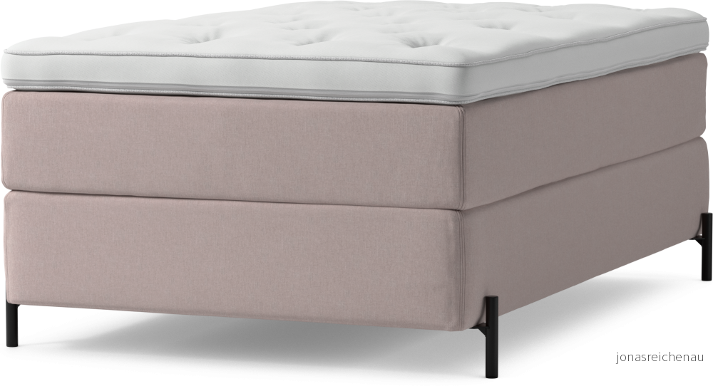 Delux Dream Kontinentalsäng, enkelsäng 120 cm med bäddmadrass och sängben yJAV6