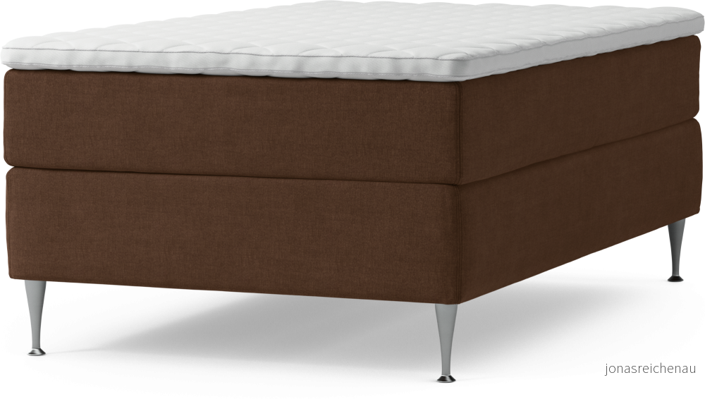 Delux Dream Kontinentalsäng, enkelsäng 120 cm med bäddmadrass och sängben 0uT76