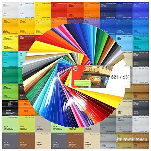 18,89 /m² DIN A4 ark 30 x 21 cm 621/631 plotterfolie vinyl bilfolie (801 lerbrun, 631 matt) 4061288051685