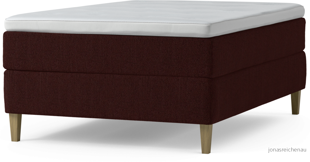 Delux Dream Kontinentalsäng, enkelsäng 140 cm med bäddmadrass och sängben IGYJQ