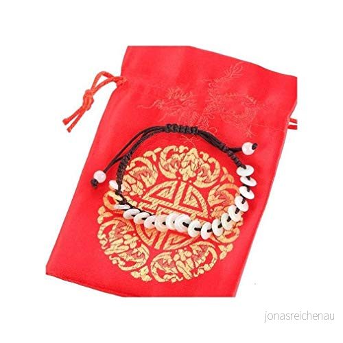 lachineuse Armband presentpåse i satin, Taille unique, Sten Bomull jade 3700512412991