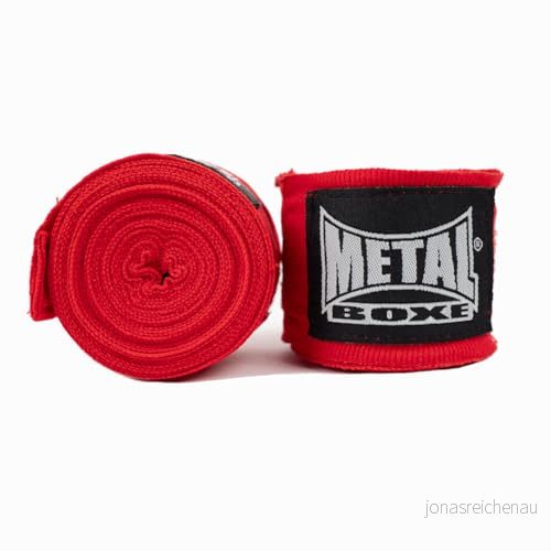 Metal Boxe Bande d'entrainement Rouge 4,00 m 3662968003157