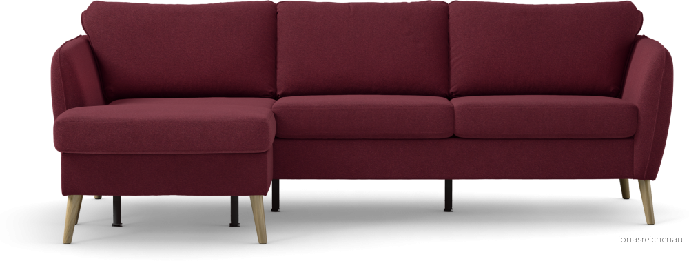 County 3-sits soffa med flyttbar schäslong gR9B6