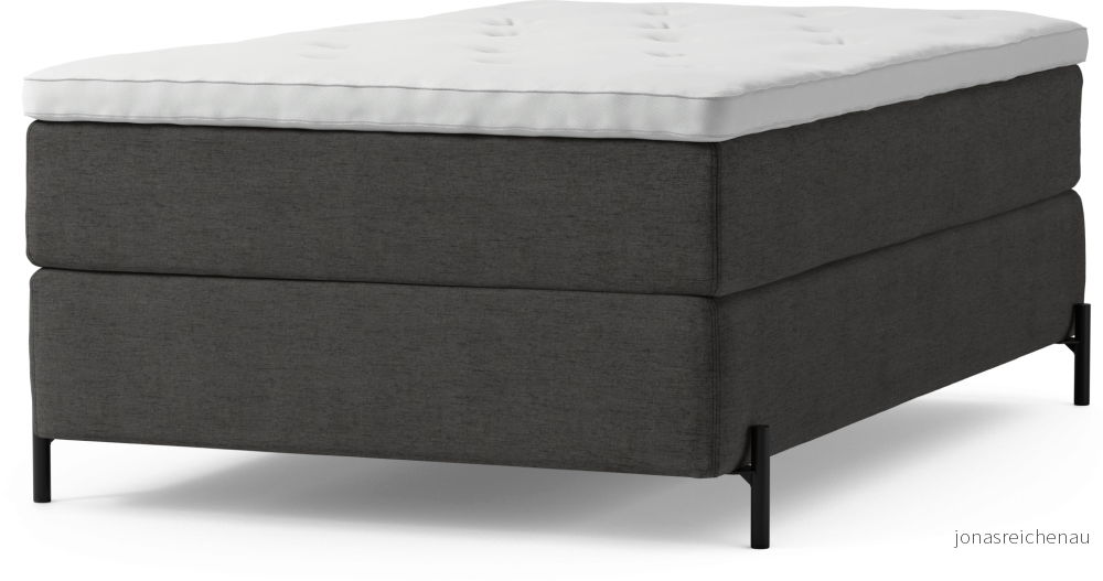 Delux Dream Kontinentalsäng, enkelsäng 120 cm med bäddmadrass och sängben HD6WZ