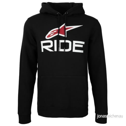 Alpinestars Sweatshirt för män, Svart/vit/röd, XXL 8059347412269
