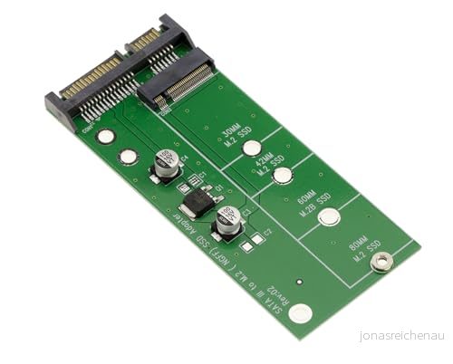 KALEA INFORMATIQUE M2 (NGFF) till SATA adapter för M.2 B nyckel SSD 3045151092808