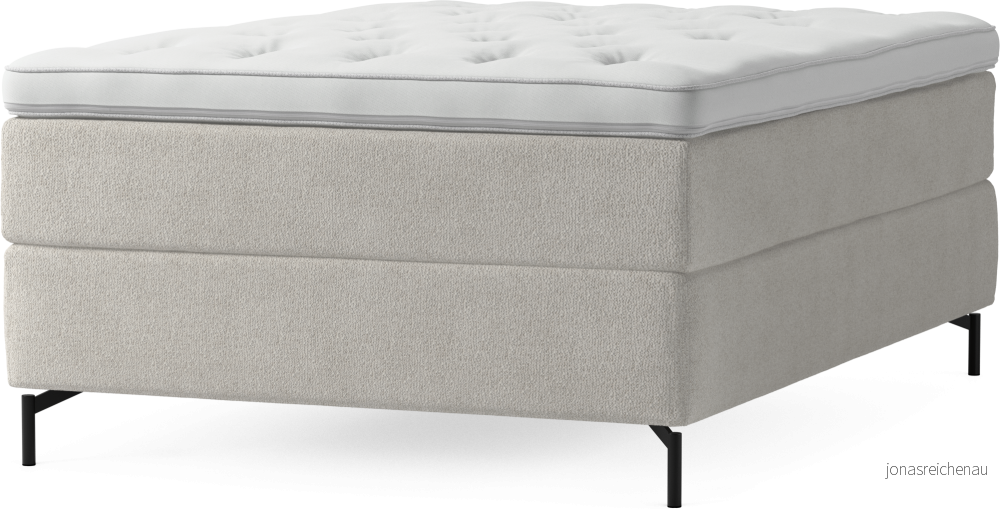 Delux Dream Kontinentalsäng, enkelsäng 140 cm med bäddmadrass och sängben G5vZb