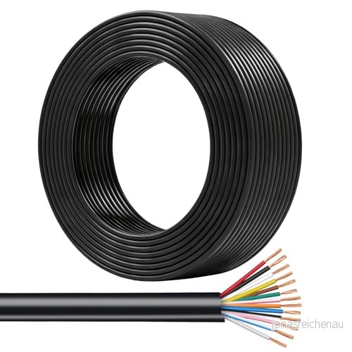 AOHEWEI 13 kärna kabel för släp 20m dragvajer släpkabel svart husvagn lastbil industrin 794697235219