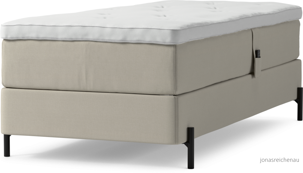 Delux Dream Ställbar säng, enkelsäng med bäddmadrass och sängben oQd7o