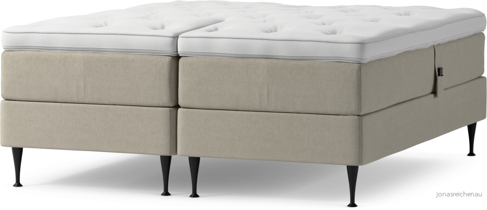 Delux Dream Ställbar säng, dubbelsäng med bäddmadrass och sängben pMFX8