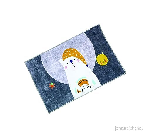 PARENCE. Matta med djurmönster 60 x 40 cm/mjukt material rumsentrédörrmatta för barn och vuxna 3701127515435