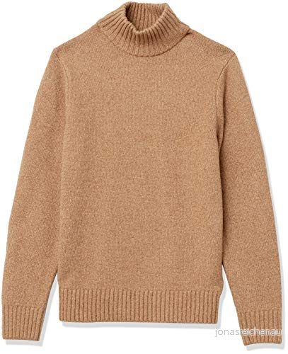 Amazon Essentials långärmad mjuk beröring polotröja för män, kamel, XX-Large 195111094793