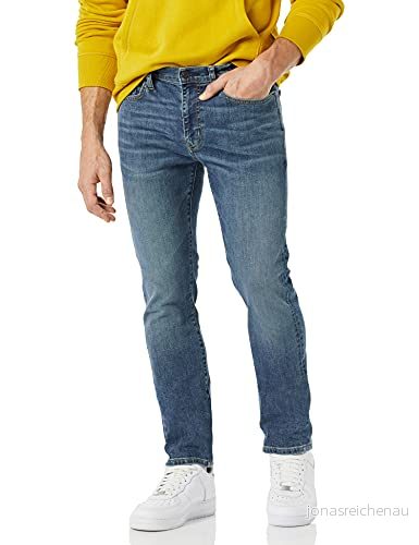 Amazon Essentials mäns Skinny fit High Stretch Jean, Medium Tvätt, 35 B x 30 L 195111634197