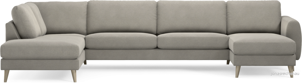 Bridge 3-sits soffa med divan vänster och schäslong höger CooDa
