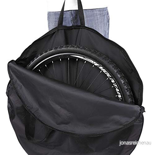 Alomejor Cykelhjul väska cykling mjuk nylon hjul bärväska cykelväska svart för mountainbike vägcykel, Svart, for 29in Wheel, Modern 765192834979