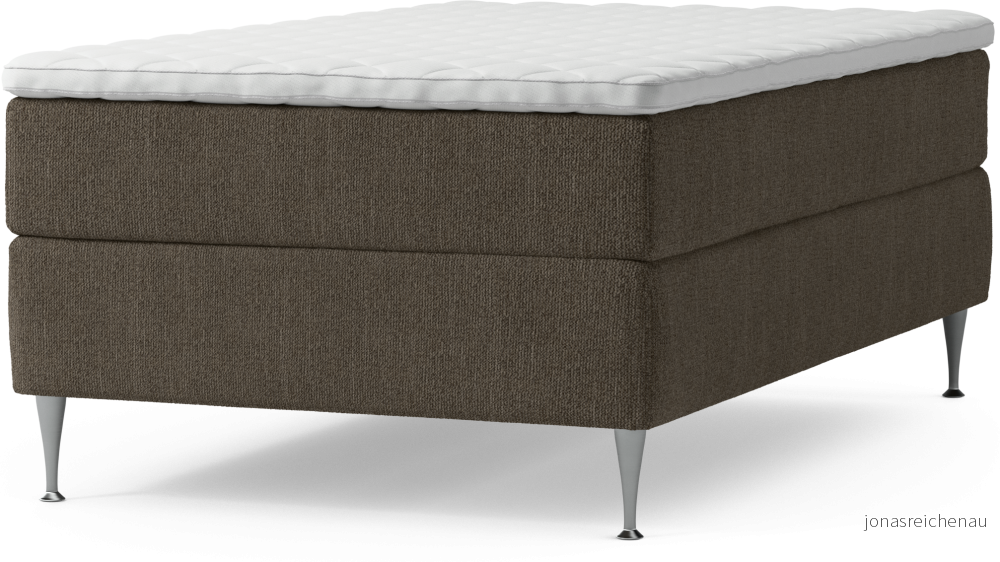 Delux Dream Kontinentalsäng, enkelsäng 120 cm med bäddmadrass och sängben zNuXe
