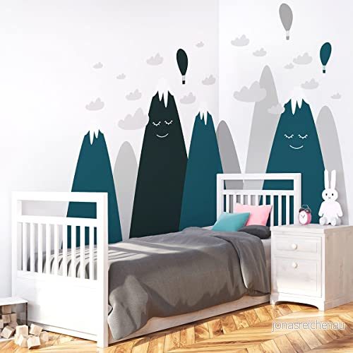Ambiance Sticker Barnklistermärken skandinaviska berg jaminka 120 x 180 cm 5415231630561