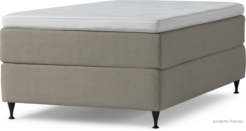 Delux Dream Kontinentalsäng, enkelsäng 120 cm med bäddmadrass och sängben bHHt2