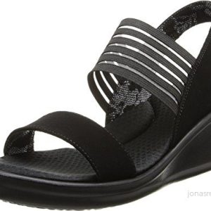 Skechers Rumblers Sci fi kilsandaler för kvinnor, svart, 39.5 EU 190872130001 Skechers Rumblers Sci fi kilsandaler för kvinnor, svart, 39.5 EU 190872130001