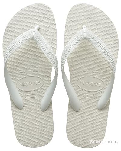 Havaianas toppfärg, flip flop unisex vuxna, Vitt, 35/36 EU 7895265025669