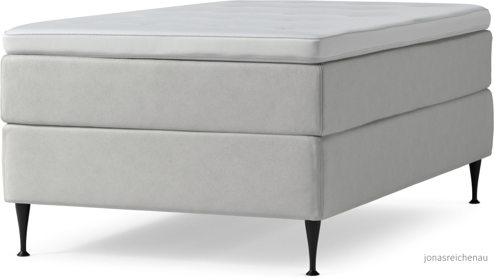 Delux Dream Kontinentalsäng, enkelsäng 120 cm med bäddmadrass och sängben y4Ain