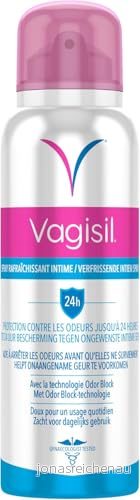 Vagisil Intim deodorant för kvinnor i spray, daglig användning utan alkohol, 24 timmars luktskydd, 125 ml 8413853003272