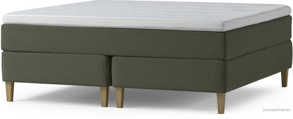 Delux Dream Kontinentalsäng, dubbelsäng med bäddmadrass och sängben UmL75
