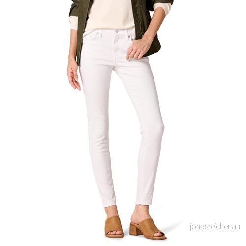 Amazon Essentials kvinnors skinny jeans, Vitt, 46 EU 193548223175